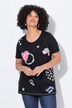 T-shirt coupe Regular Fit, motif 3D et coutures fluo