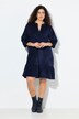 Corduroy Flounce Panel Dress