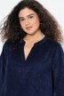 Corduroy Flounce Panel Dress