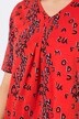 T-Shirt, Buchstaben, A-Linie, V-Ausschnitt, Halbarm