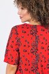T-Shirt, Buchstaben, A-Linie, V-Ausschnitt, Halbarm