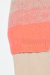 Chaqueta de punto, gradiente de color, sin cierre, manga larga