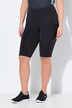 Leggingshorts, elastisk linning, net-lomme, genanvendt materiale