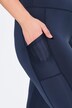 Krátké legíny, elastický pas, síťovaná kapsa, recyklovaný materiál
