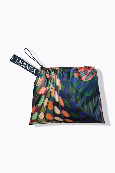 Functionele regencape, unisex, print, capuchon