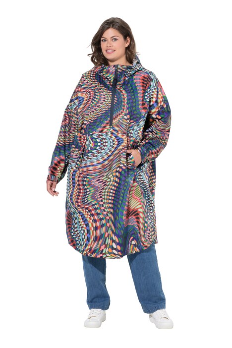 Pláštěnka, funkční, unisex, potisk, kapuce