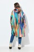 Functionele regencape, unisex, print, capuchon