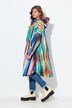 Functionele regencape, unisex, print, capuchon
