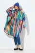 Functionele regencape, unisex, print, capuchon