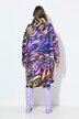 Poncho de pluie technique, modèle unisexe, capuche et imprimé coloré