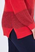 Pull à encolure bateau, manches longues et paillettes