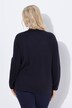 Maglione dal taglio oversize con fiori, collo alto e maniche lunghe