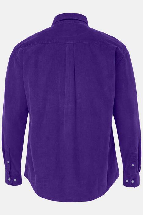 Chemise en velours côtelé JP 1880, manches longues et col à pointes boutonnées, coupe Modern Fit - jusqu'au 8 