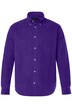 Manšestrová košile JP1880, dlouhé rukávy, límeček s knoflíky, Modern střih, do 7XL