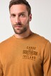 JP1880 Langarmshirt, Brustprint, Rundhals, bis 8 XL