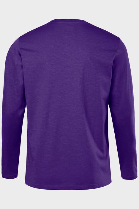 JP1889 T-shirt med lange ærmer, brystprint, rund hals, op til str. 8XL