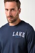 JP1880 Langarmshirt, Brustbadge, Rundhals, bis 8 XL