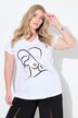 T-shirt motif femmes, coupe confortable