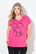 T-shirt motif femmes, coupe confortable