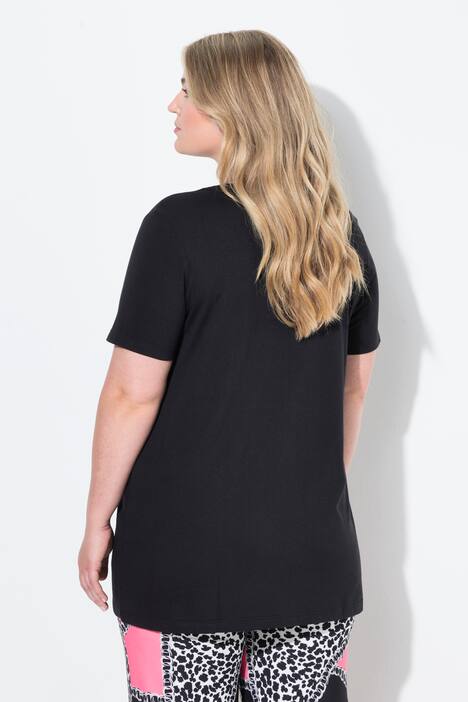 T-shirt dal taglio svasato con stampa fashion