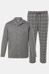 JP1880 Schlafanzug, Homewear, Zweiteiler, Langarmshirt mit Knöpfen, bis 8 XL