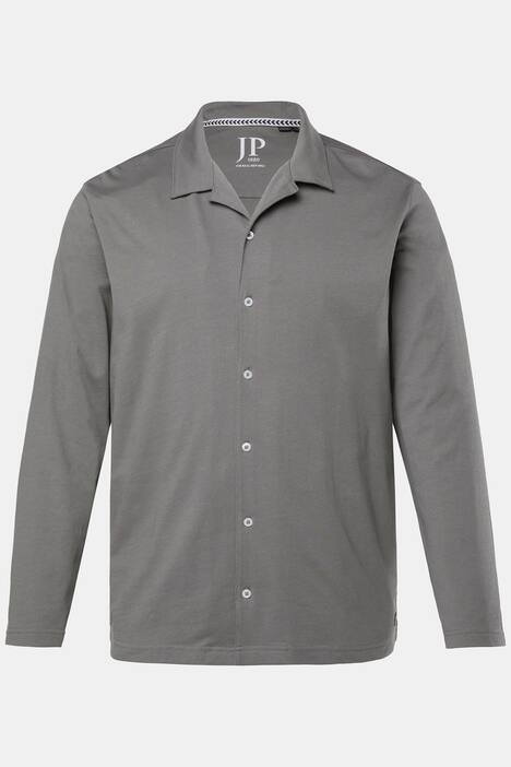 Pyjama JP1880. Collection Homewear. Deux pièces avec T-shirt à manches longues et boutons – jusqu'au 8 XL