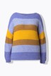Pull oversized, avec dégradé de couleurs - col rond et manches longues