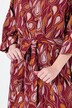 Peignoir en coton bio, motif cachemire, coupe kimono et manches 3/4