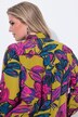 Lange blouse, bloemen, overhemdkraag, lange mouwen