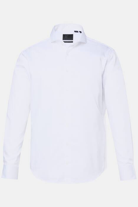 Chemise JP 1880 texturée, manches longues et col requin, coupe Modern Fit - jusqu'au 8 XL
