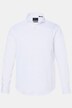 Chemise JP 1880 texturée, manches longues et col requin, coupe Modern Fit - jusqu'au 8 XL