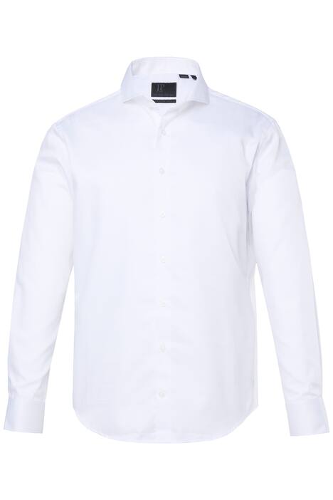 Košile JP1880, dlouhé rukávy, struktura, žraločí límeček, Modern střih, do 8XL