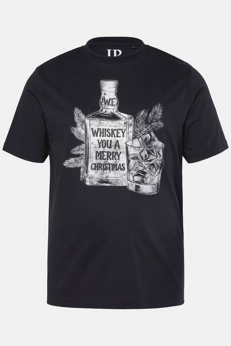 JP1880 T-Shirt, Halbarm, Weihnachten, X-Mas Brustprint, bis 8 XL