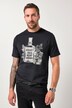 JP1880 T-Shirt, Halbarm, Weihnachten, X-Mas Brustprint, bis 8 XL