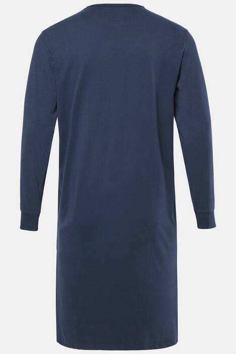 Chemise de nuit pour homme JP 1880, manches longues et fente sur le côté, collection Basic - jusqu'au 8 XL