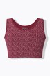 Brassière en coton bio, sans armatures, motif à pois
