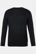 JP1880 Pullover, Zopfmuster, CashmereTouch Strick, Rundhals, bis 7 XL