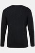 JP1880 Pullover, Zopfmuster, CashmereTouch Strick, Rundhals, bis 7 XL