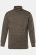 JP1880 Pullover, TwoTone-Grobstrick, Stehkragen, bis 7 XL