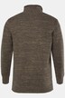 JP1880 Pullover, TwoTone-Grobstrick, Stehkragen, bis 7 XL
