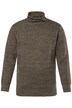 Svetr JP1880, dvoutónový hruný úplet, stojáček, do 7XL