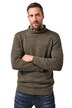 Svetr JP1880, dvoutónový hruný úplet, stojáček, do 7XL