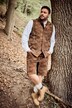 Bermuda Men+ in tradizionale stile Tracht in vera pelle di bovino con allacciatura sulla gamba, fino alla tg. 70