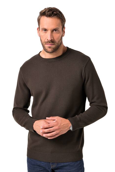 Svetr JP AWARE, recyklovaný materiál, strukturovaný úplet, do 7XL