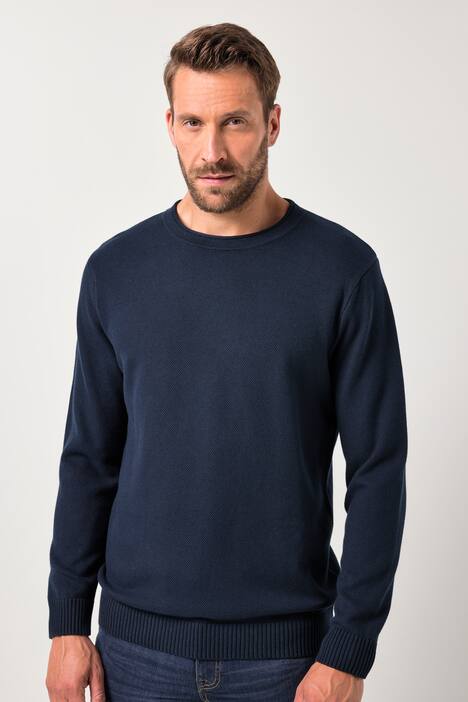 JP AWARE Pullover, recycelte Materialien, Strukturstrick, bis 7 XL