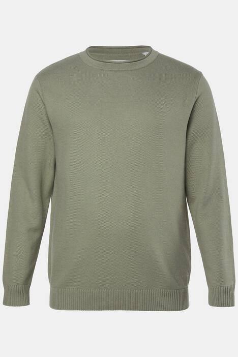 JP AWARE Pullover, recycelte Materialien, Strukturstrick, bis 7 XL