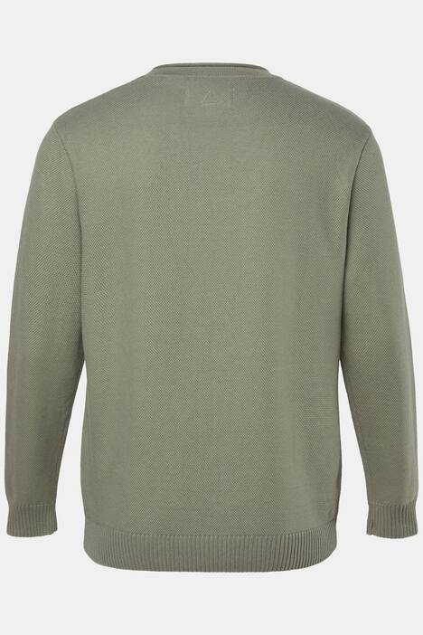 JP AWARE Pullover, recycelte Materialien, Strukturstrick, bis 7 XL