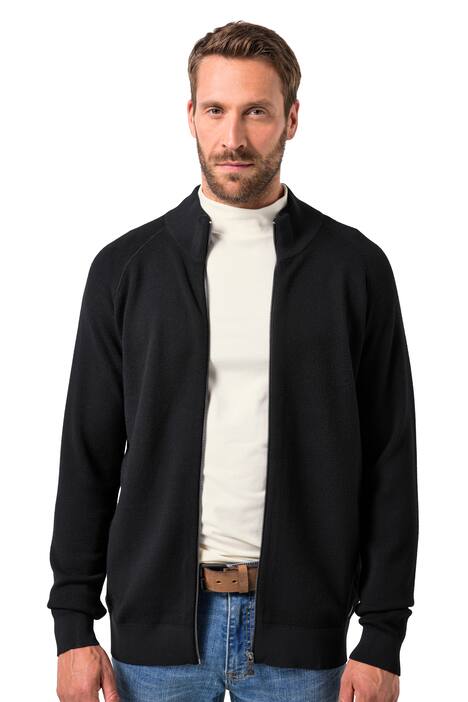 Rozepínací svetr JP AWARE, udržitený, recyklované materiály, do 7XL