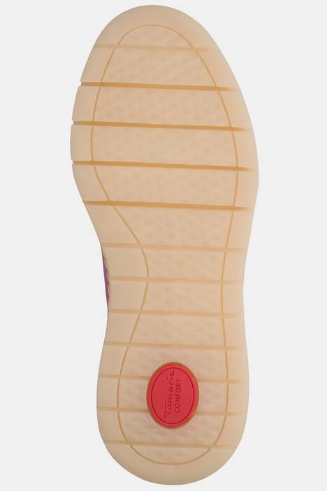 Sneakers en cuir Tamaris, semelle intérieure amovible – largeur confortable