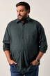 Men+-ruutupaita, pitkät hihat, kent-kaulus, Comfort-istuvuus, suurin koko 8XL
